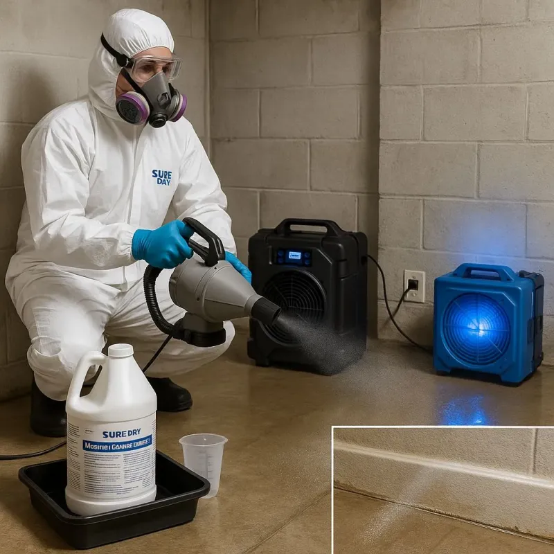 Sanitization and Odor Removal process in Terra Bella, CA